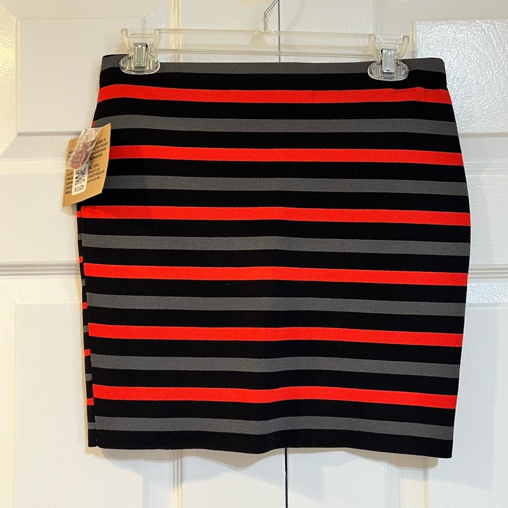 NWT-RACHEL Rachel Roy-Stretch Knit-BodyCon “Foxy Lady”-Mini Skirt-Sz M